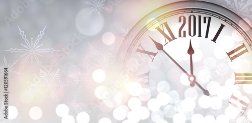 2017 New Year shining banner.