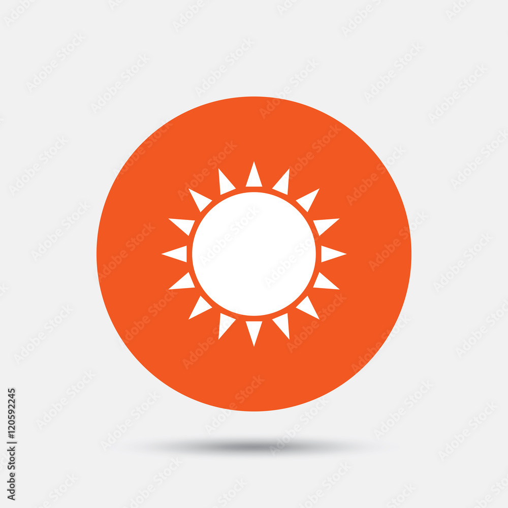 Sun icon. Sunlight summer symbol. Sun icon. Sunlight summer symbol.