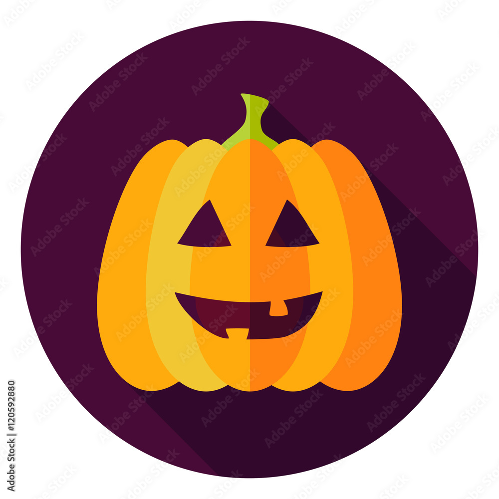 Jack Lantern Circle Icon Jack Lantern Circle Icon
