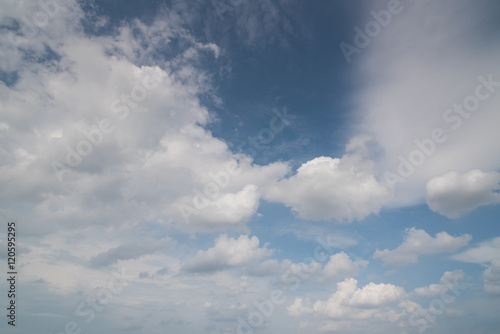 Clouds and blue sky background. © fotolismthai