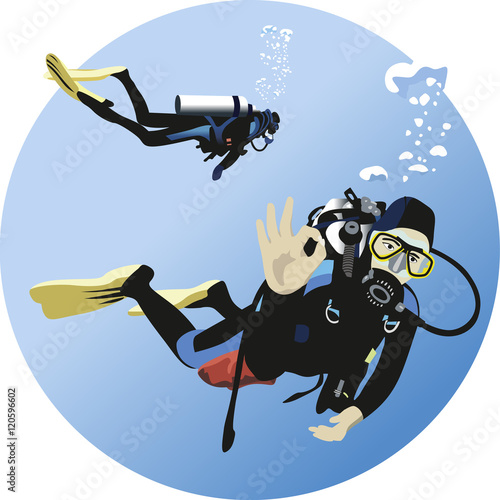 Scuba divers