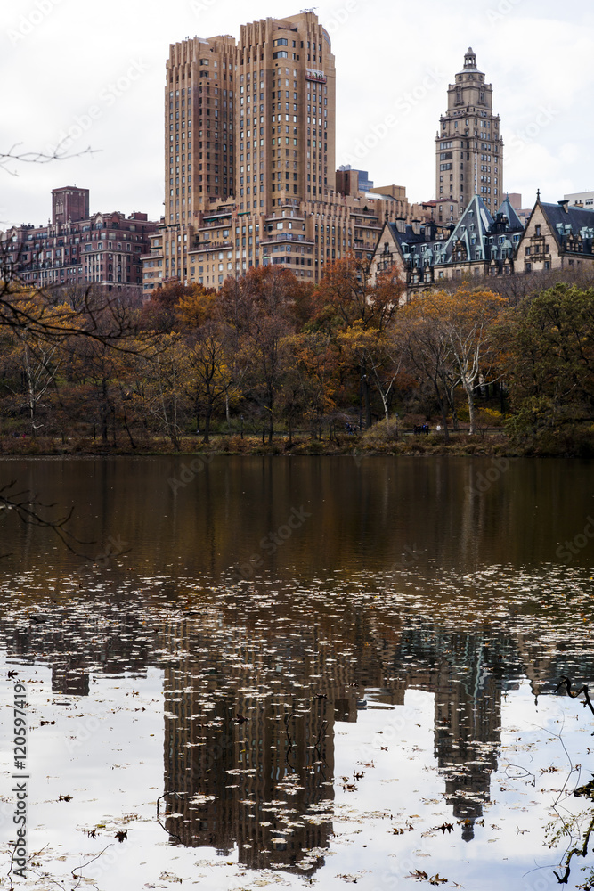 Fototapeta premium Central Park Lake & West