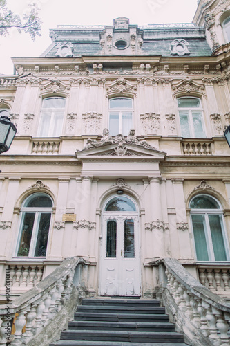 Photography Beautiful austrian classic 19-th century building main enbtrance