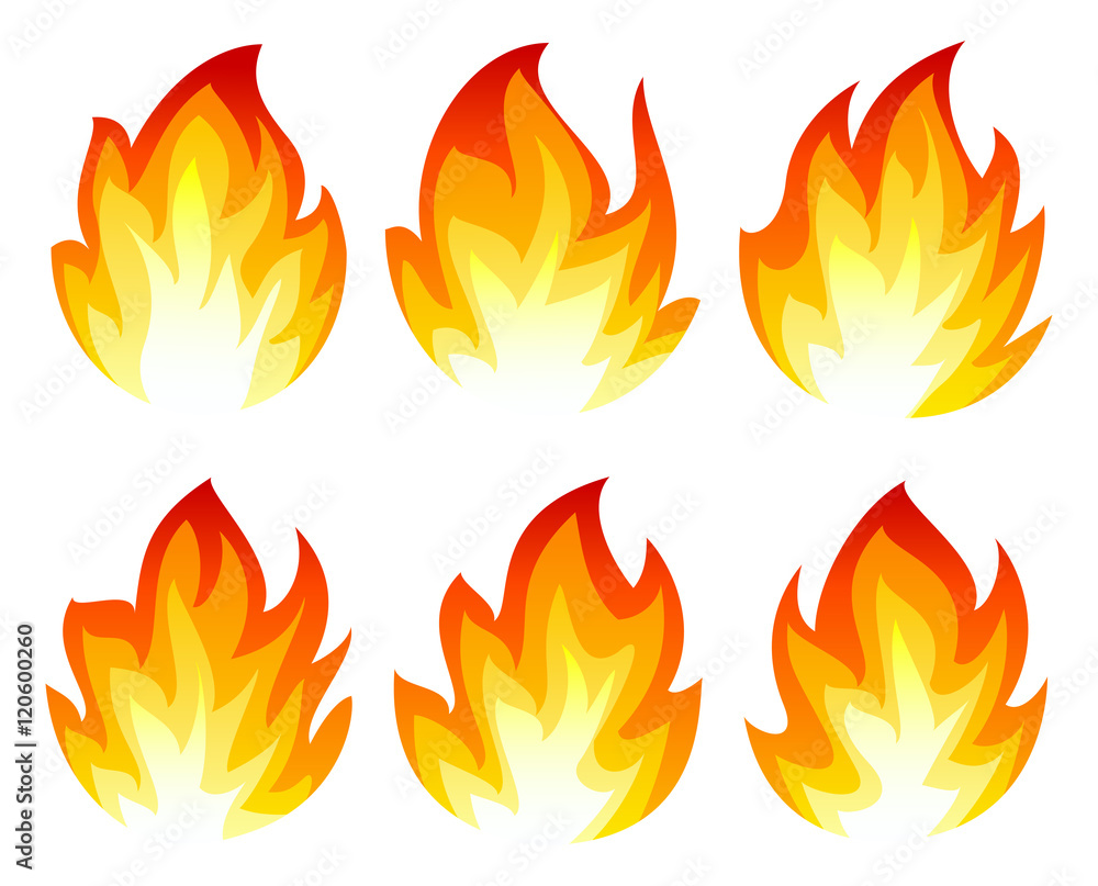 Six fire icon Six fire icon