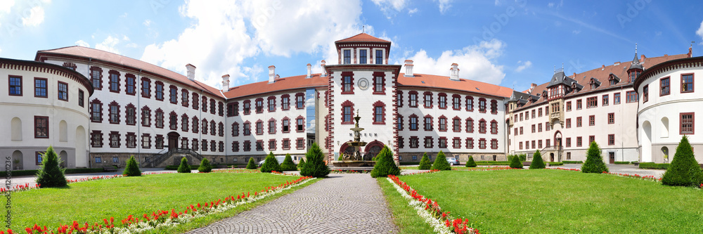 Panoramafoto Schloss Elisabethenburg in Meiningen