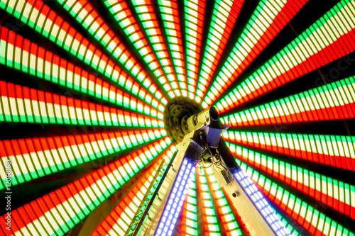  Night Long Exposure Amusement Park