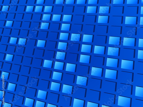 Blue abstract mosaic background