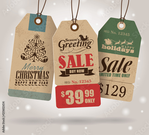 Christmas Sale Tags