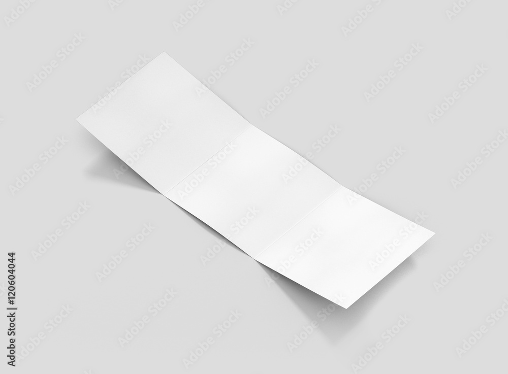 Photorealistic SquareTrifold Brochure Mockup on light grey background. 3D illustration. High Resolution Texture. Mockup template ready for your design. Photorealistic SquareTrifold Brochure Mockup on light grey background. 3D illustration. High Resolution Texture. Mockup template ready for your design.