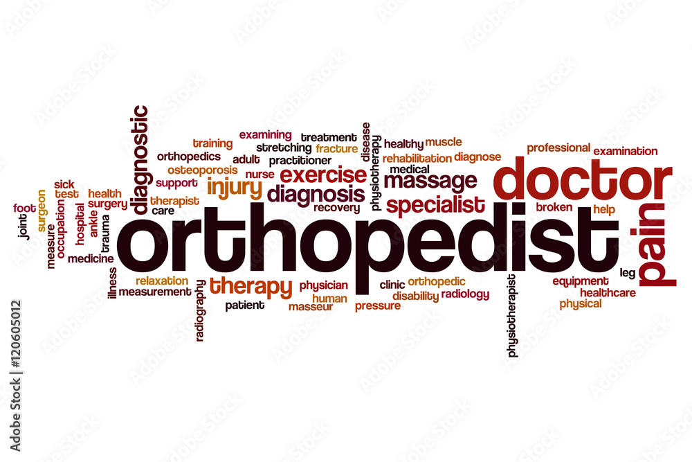 Orthopedist word cloud