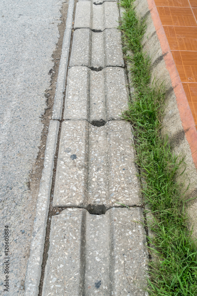 Concrete Water Drain Concrete Water Drain