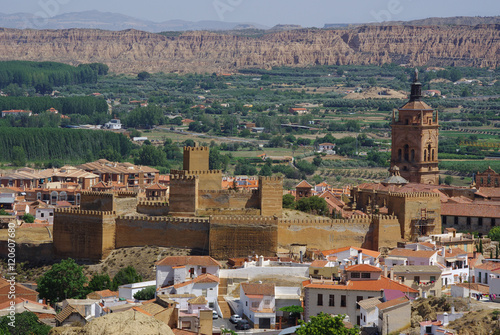 Alcazaba (a Moorish fortress) in Guadix, Andalusia, Spain