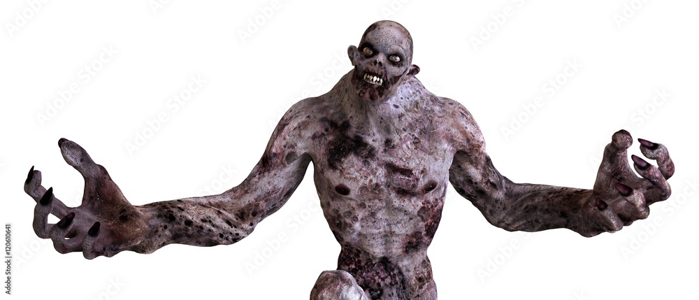 3D Illustration Zombie Monster