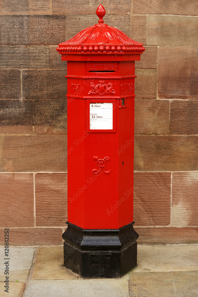 19th century cast iron Victorian British Post Box 19th century cast iron Victorian British Post Box