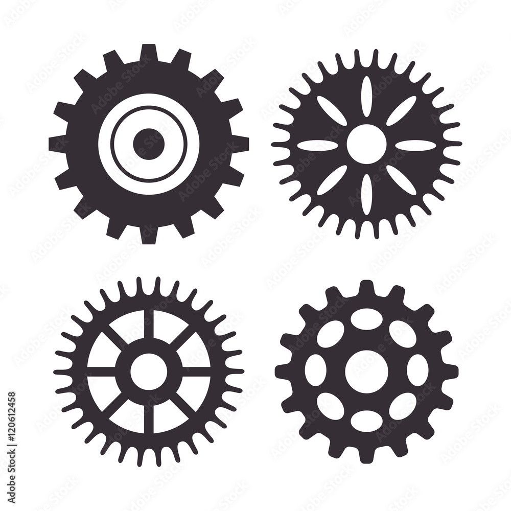 set gear wheel team work design isolated vector illustration eps 10 set gear wheel team work design isolated vector illustration eps 10