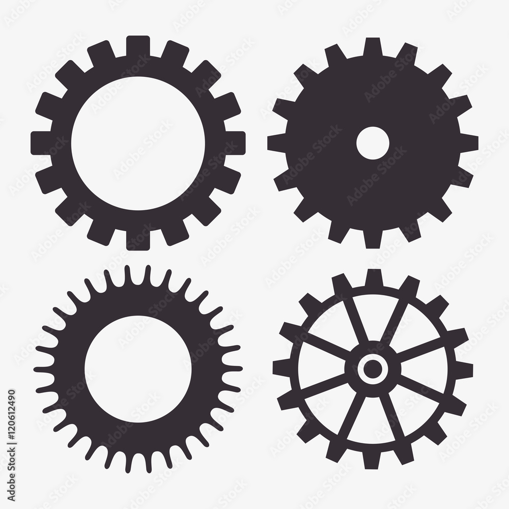 set gear wheel team work design isolated vector illustration eps 10 set gear wheel team work design isolated vector illustration eps 10