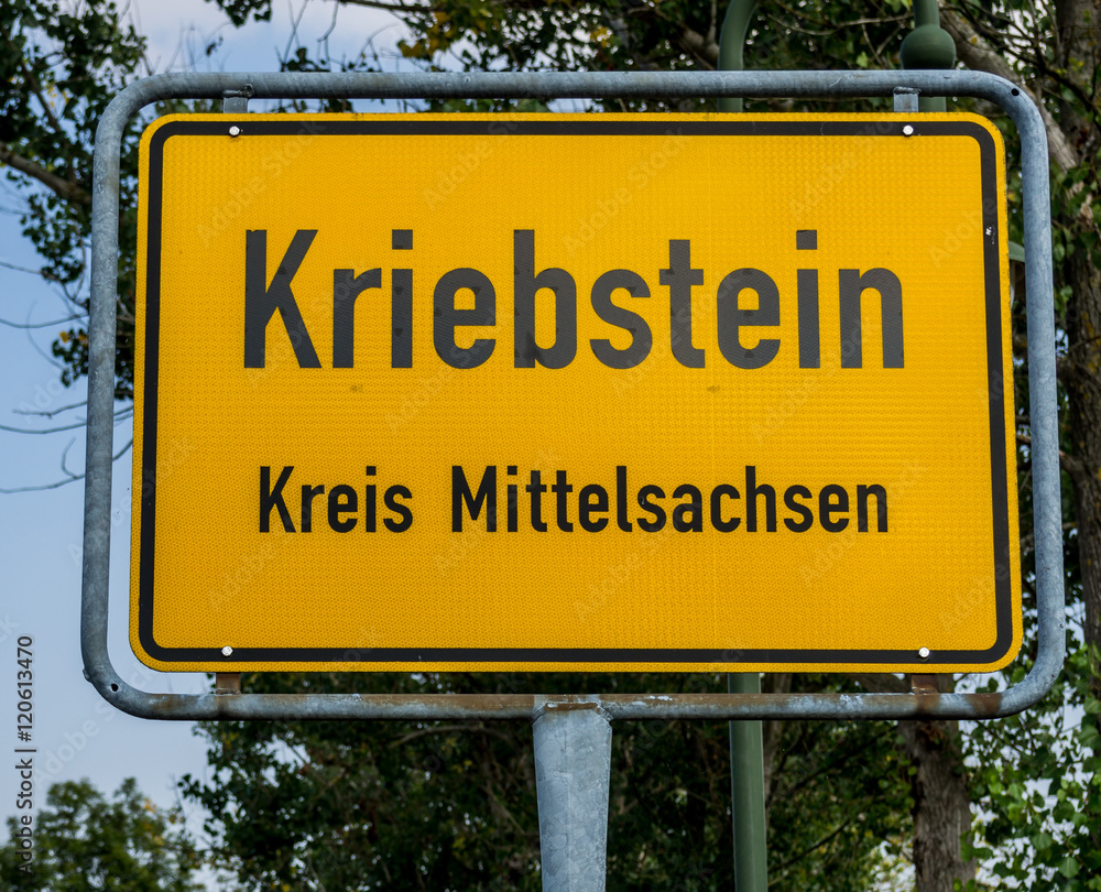 Ortstafel Kriebstein Kreis Mittelsachsen Ortstafel Kriebstein Kreis Mittelsachsen