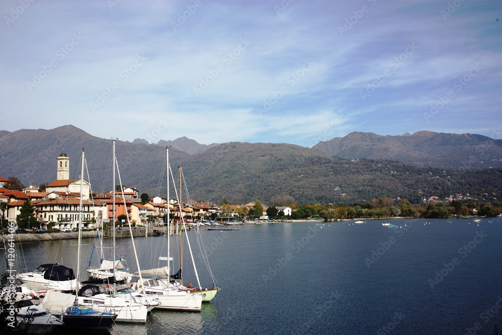 Feriolo at Lake Maggiore, Piedmont Italy 
