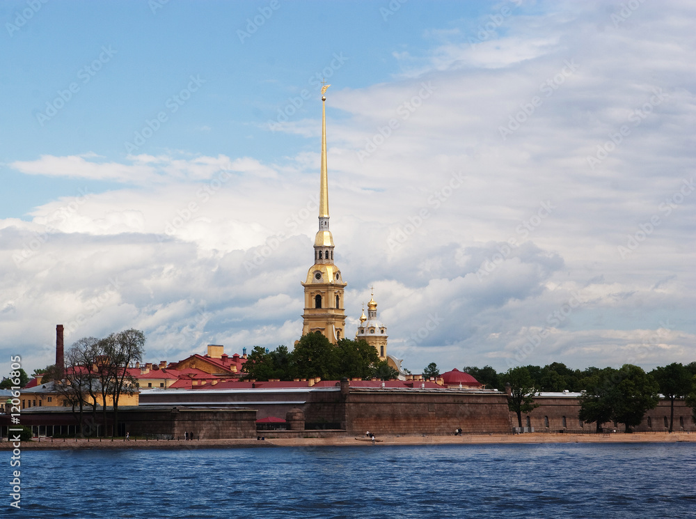 St-Petersburg, Russia. Neva river.