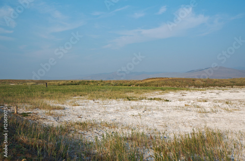 Dried salt lakes