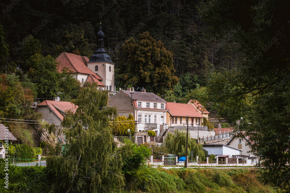 View of Karlstejn village. Czech Republic