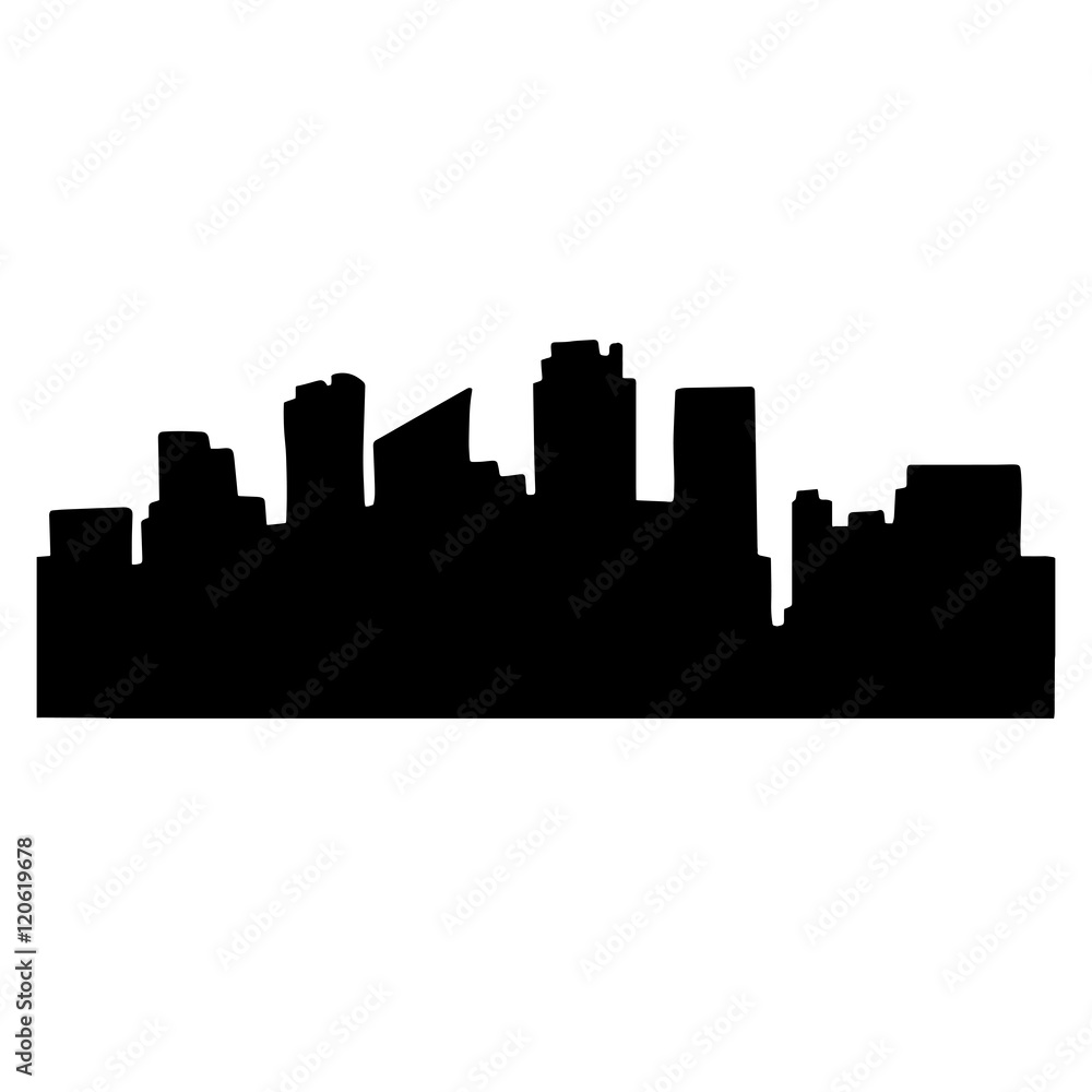Very high quality original trendy  vector illustration of city s