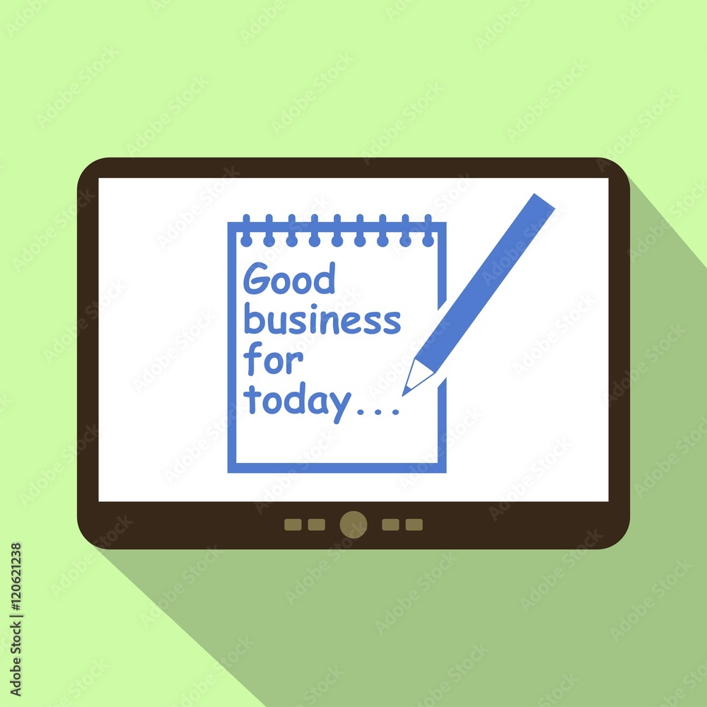 Memo Tablet Icon Memo Tablet Icon
