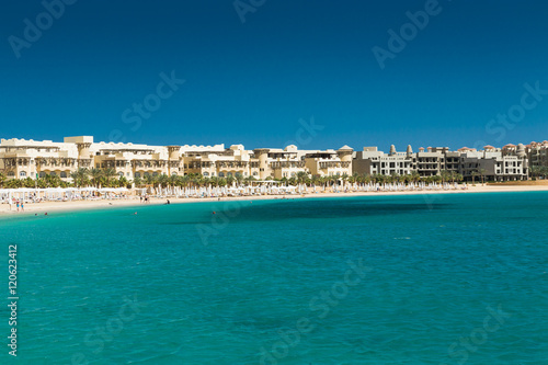 View to Luxury Egyptian Beach © PASTA DESIGN