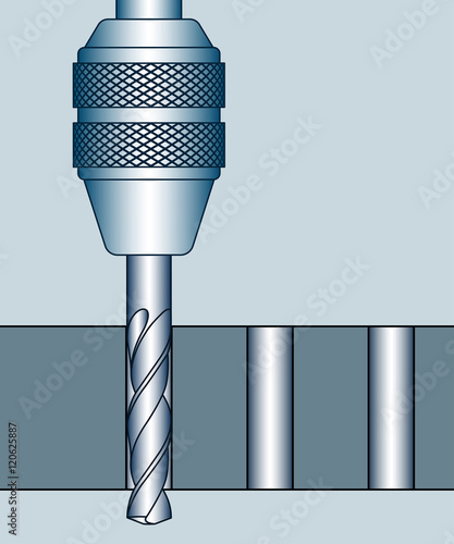 Hole drilling process