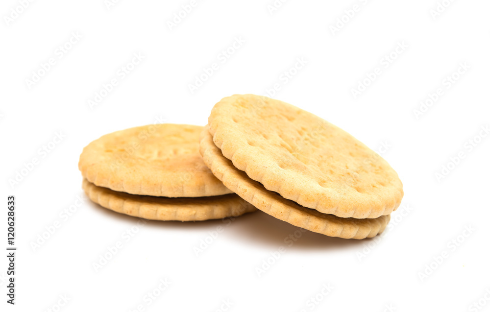 Sandwich biscuits with chocolate filling Sandwich biscuits with chocolate filling