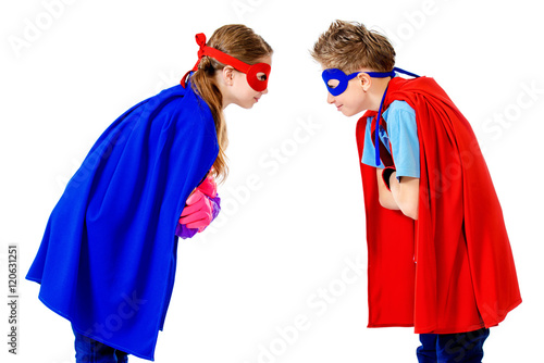 фотография two superheroes