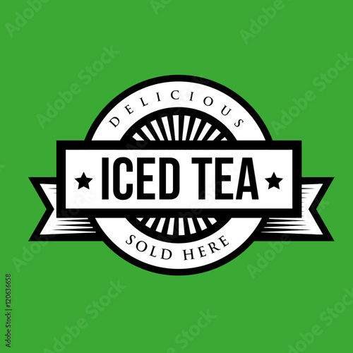 Vintage Iced Tea sign or logo