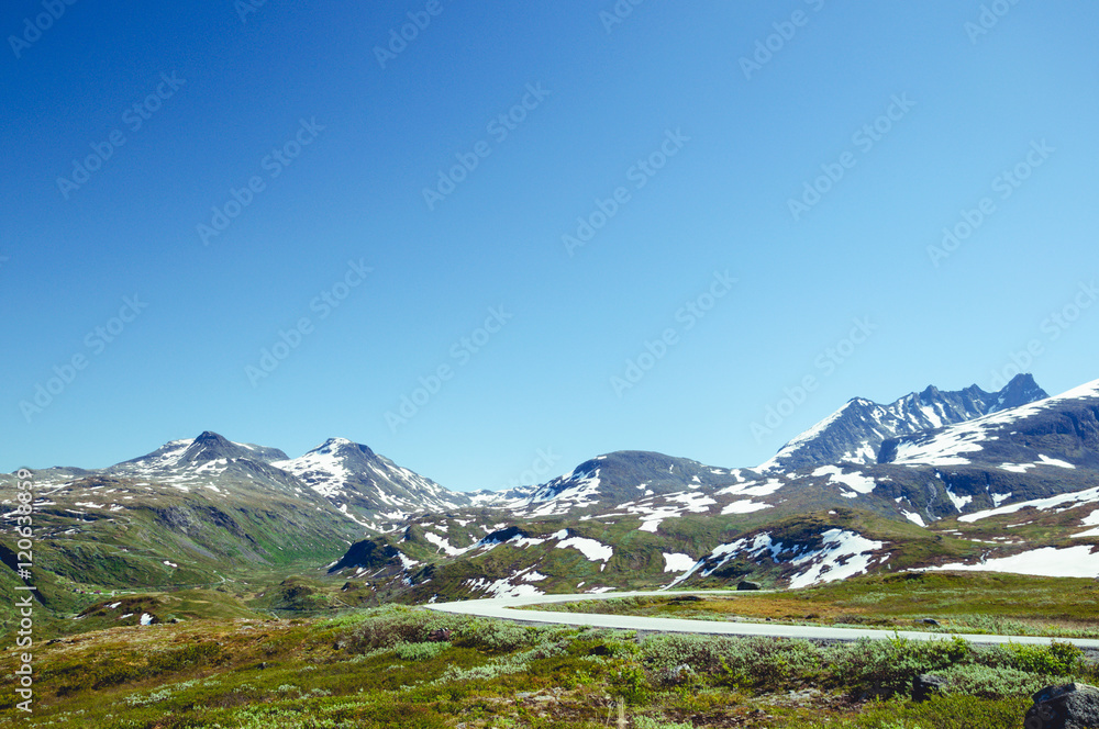 mountain landscape in norway