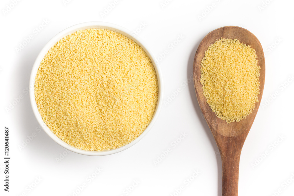 Ground Wheat into a spoon. Trigo para quibe. Kibbeh Ground Wheat into a spoon. Trigo para quibe. Kibbeh