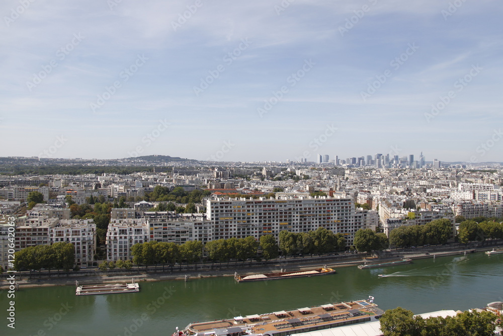 La Seine à Paris, vue aérienne La Seine à Paris, vue aérienne