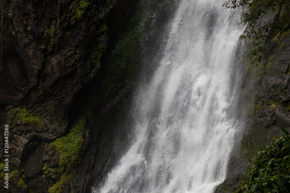Close waterfall rocks. Close waterfall rocks.