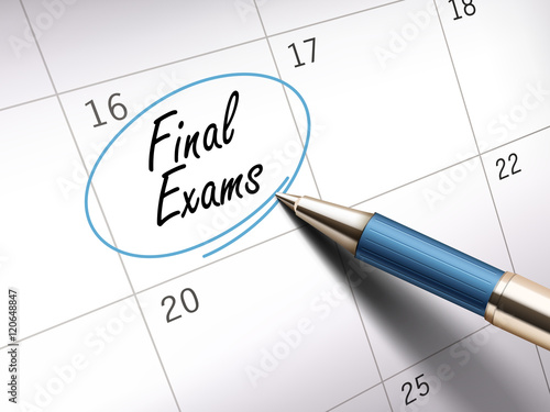 final exams words