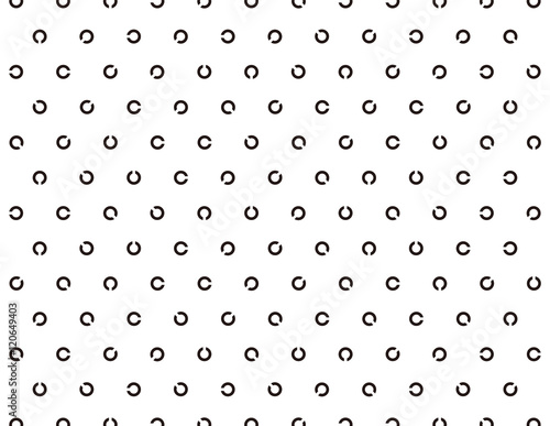 ランダムな記号の模様