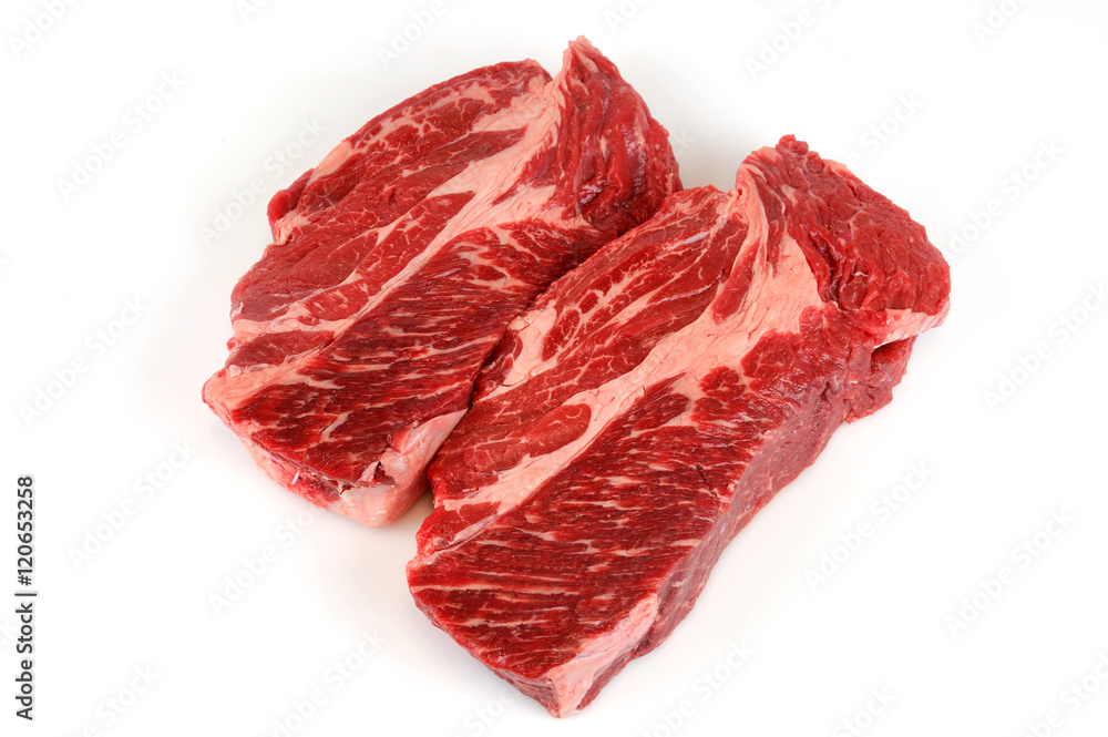 fresh beef isolated on white background fresh beef isolated on white background