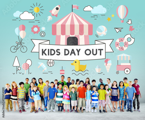 Wallpaper Mural Children Kids Energetic Youth Playful Concept Torontodigital.ca