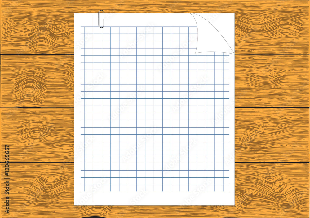 Note Paper isolated on wood Note Paper isolated on wood