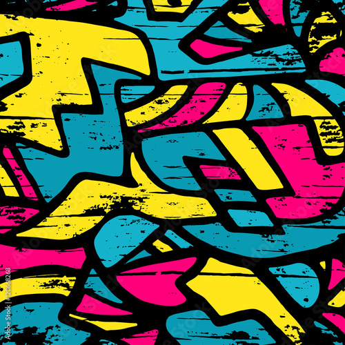 Beautiful abstract spot graffiti vector illustration