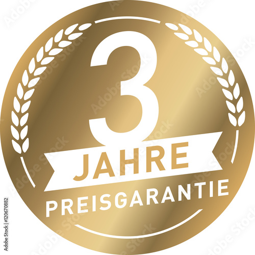 Goldener Button 3 Jahre Preisgarantie
