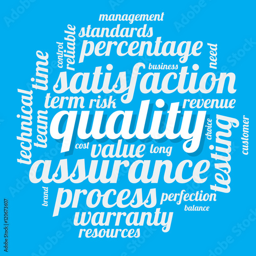 Quality wordcloud on blue background