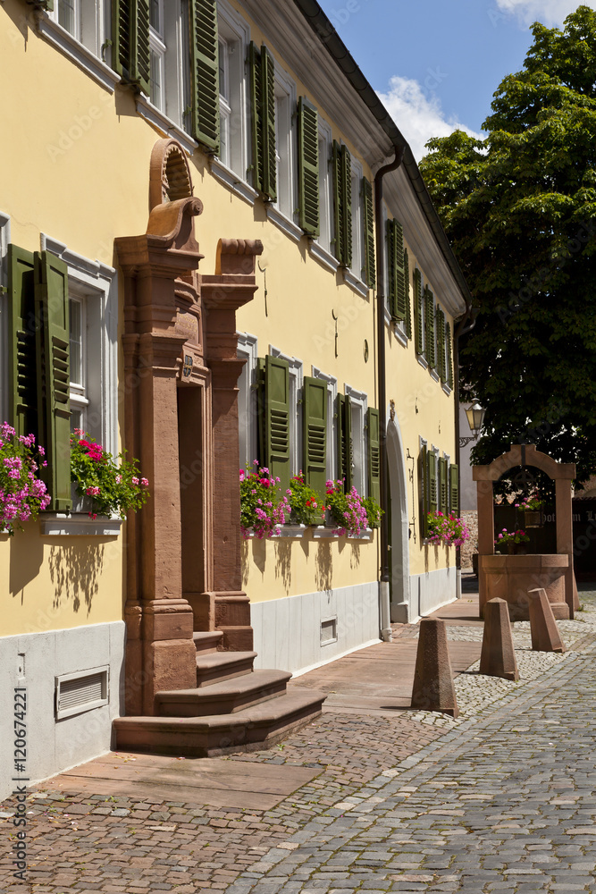 Obraz premium Ladenburg, famous medieval Town near Heidelberg, Germany