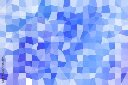 abstract low poly blue background. vector