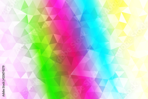 abstract low poly multi color background. vector illustration.