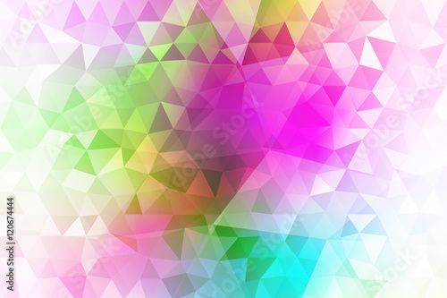 abstract low poly multi color background. vector illustration.