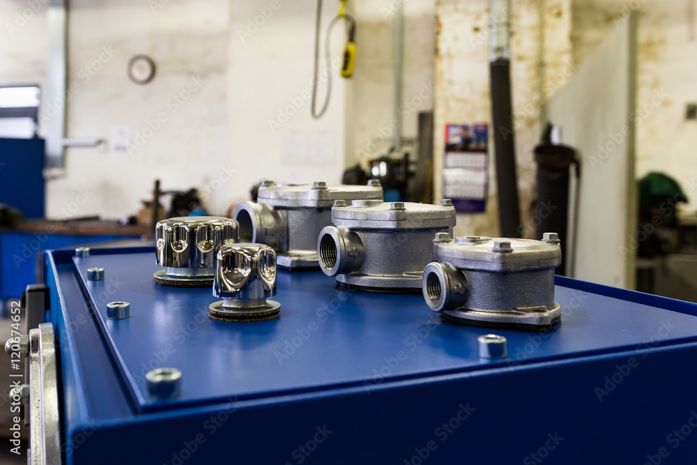 Valves in the workshop Valves in the workshop