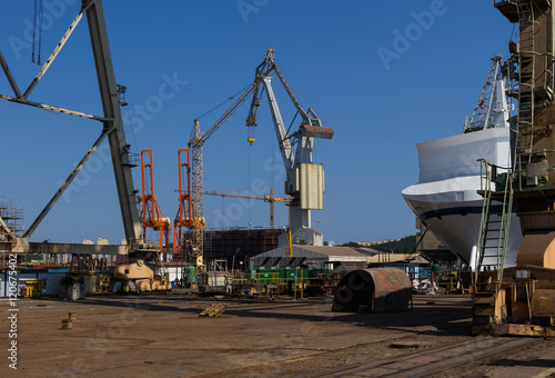 The Gdynia shipyard